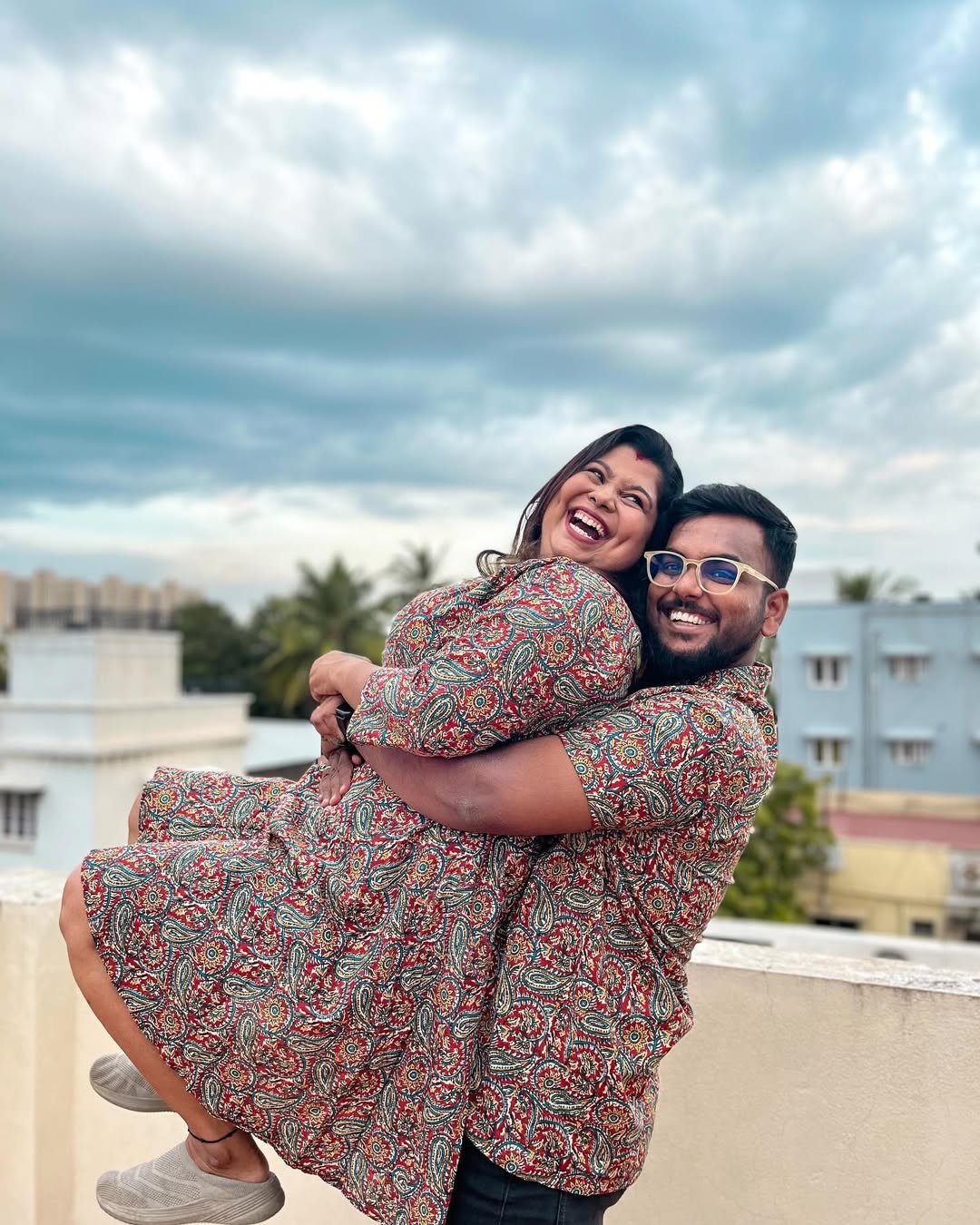 Maroon Kalamkari Gown and Shirt