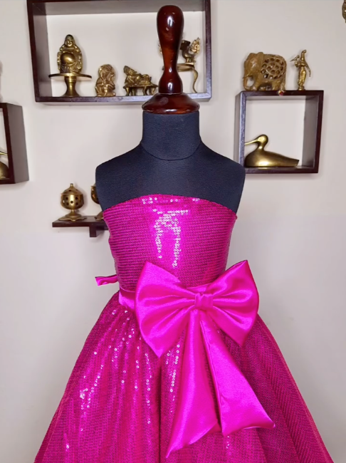 Hot Pink Barbie Gown - Image 2