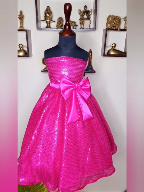 Hot Pink Barbie Gown - Image 4